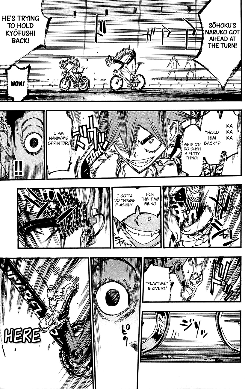 Yowamushi Pedal Chapter 253 page 15 - Chapter 253: Shaving Away At Each Other