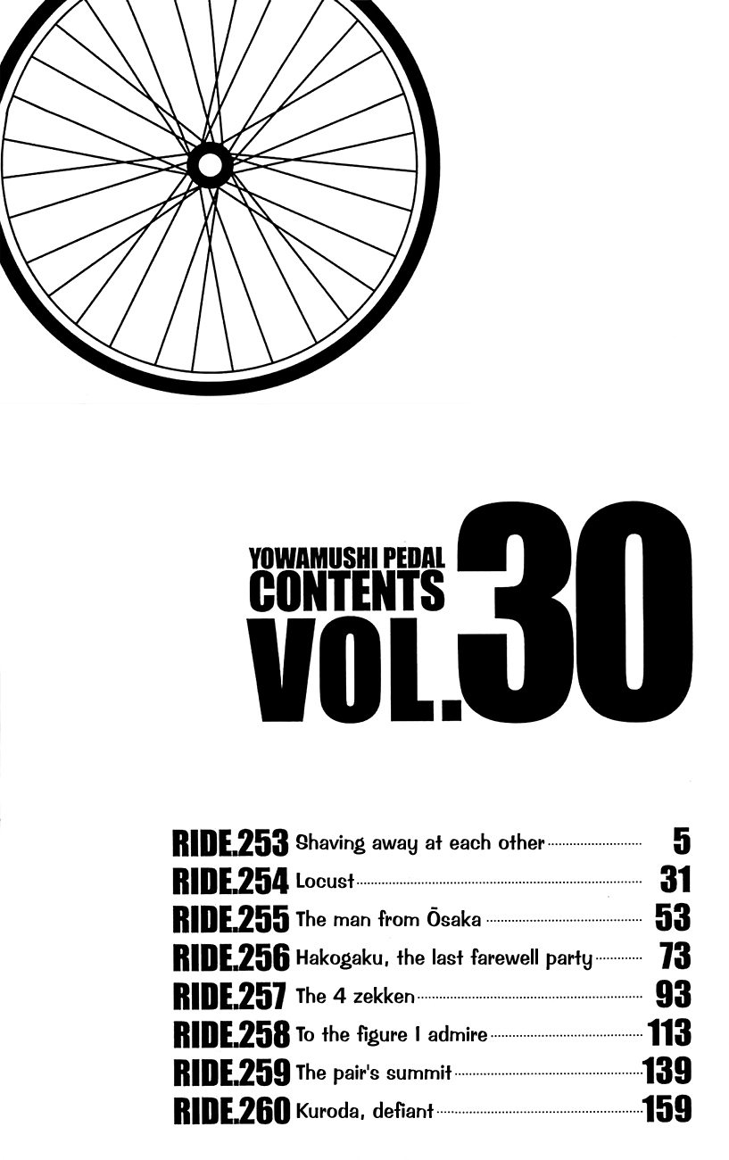Yowamushi Pedal Chapter 253 page 2 - Chapter 253: Shaving Away At Each Other