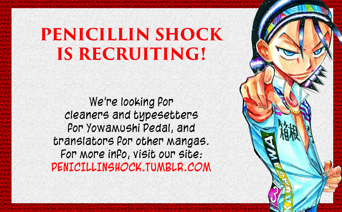 Yowamushi Pedal Chapter 254 page 20 - Chapter 254: Locust