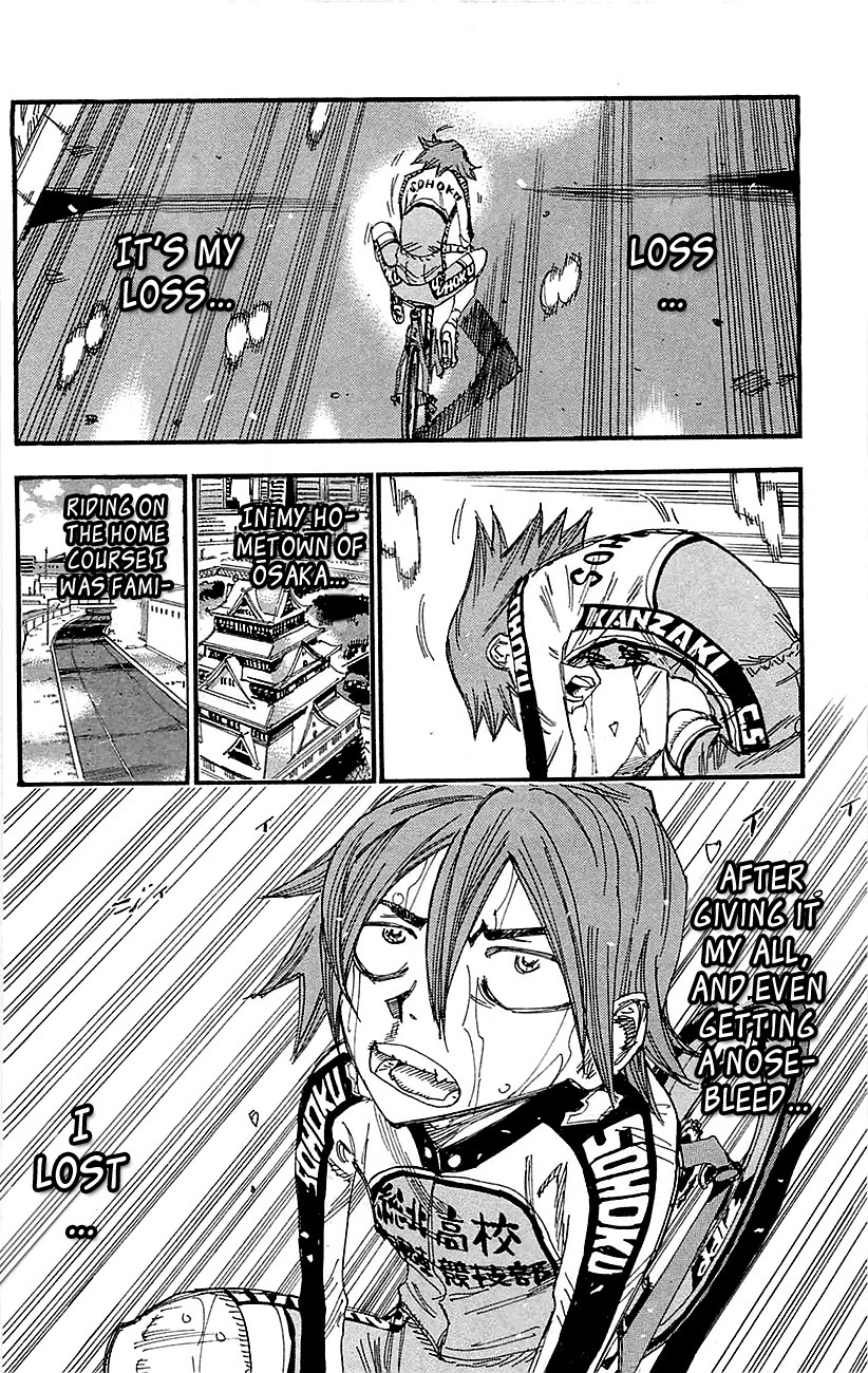 Yowamushi Pedal Chapter 255 page 15 - Chapter 255: The Man From Osaka