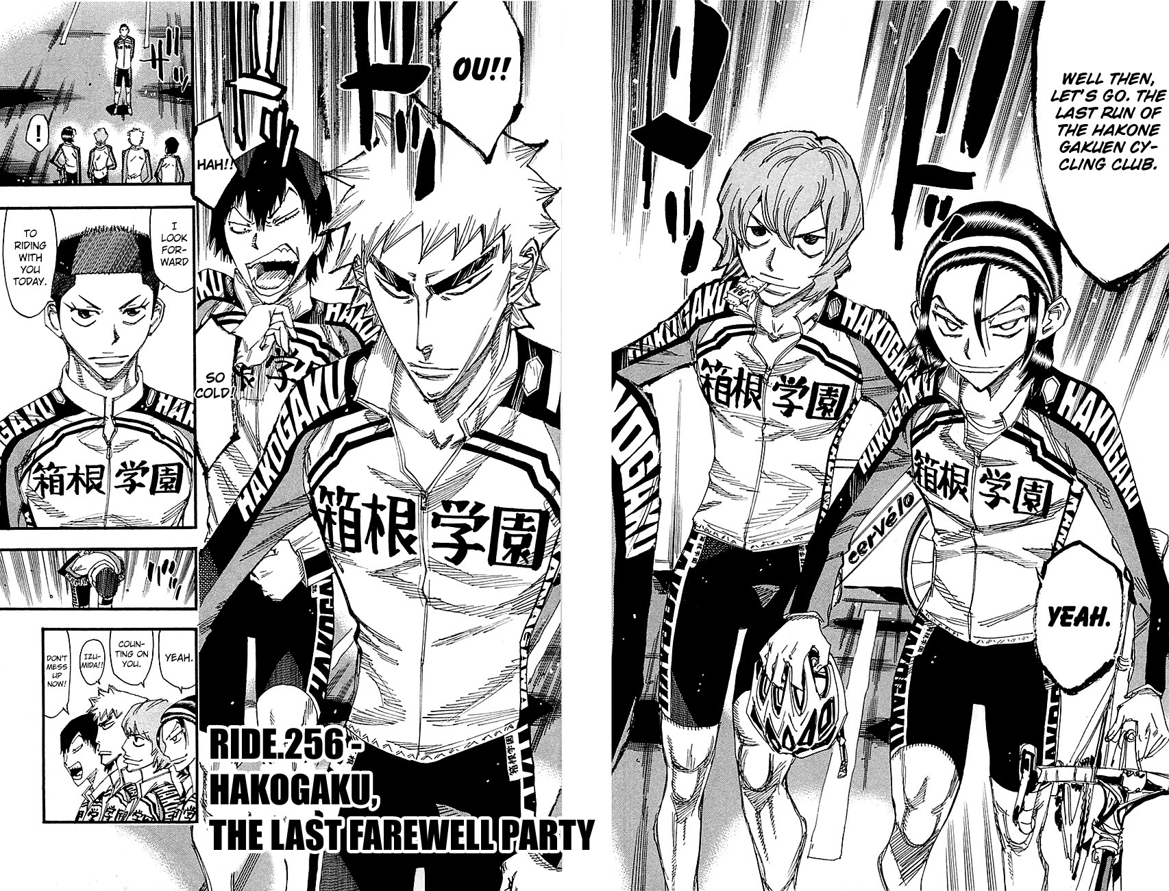 Yowamushi Pedal Chapter 256 page 2 - Chapter 256: Hakogaku, The Last Farewell Party