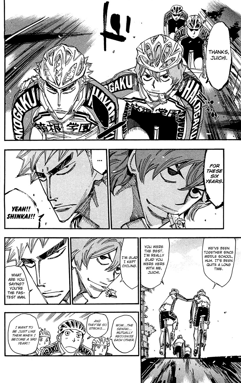 Yowamushi Pedal Chapter 256 page 6 - Chapter 256: Hakogaku, The Last Farewell Party