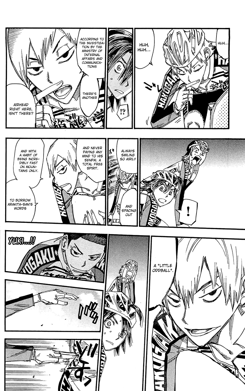 Yowamushi Pedal Chapter 257 page 11 - Chapter 257: The 4 Zekken