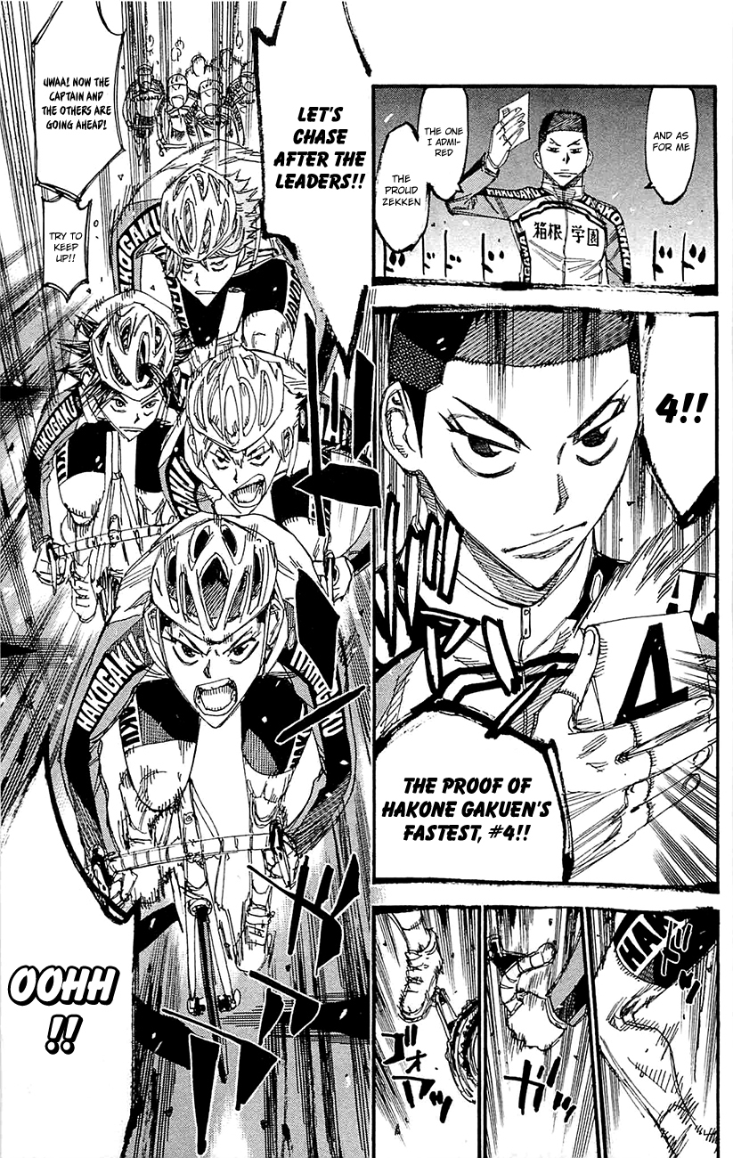 Yowamushi Pedal Chapter 257 page 16 - Chapter 257: The 4 Zekken