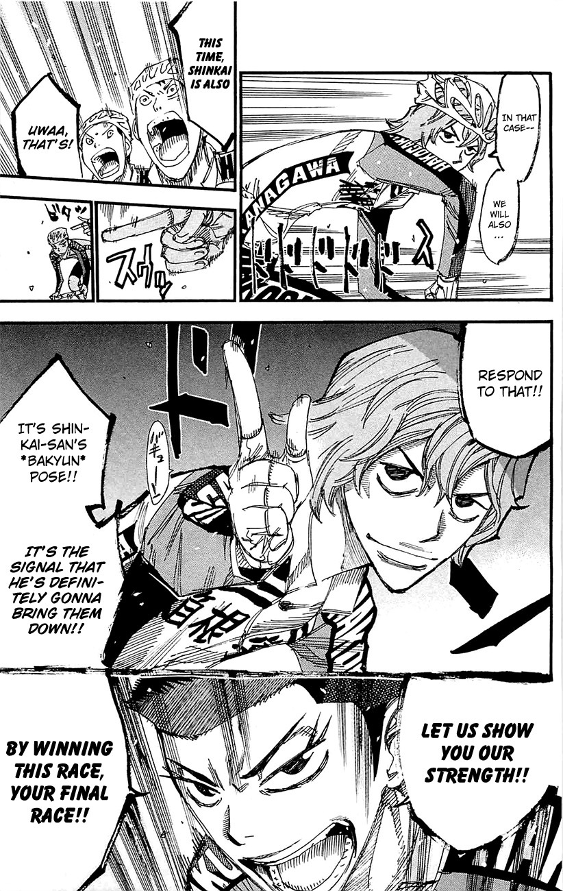 Yowamushi Pedal Chapter 257 page 3 - Chapter 257: The 4 Zekken