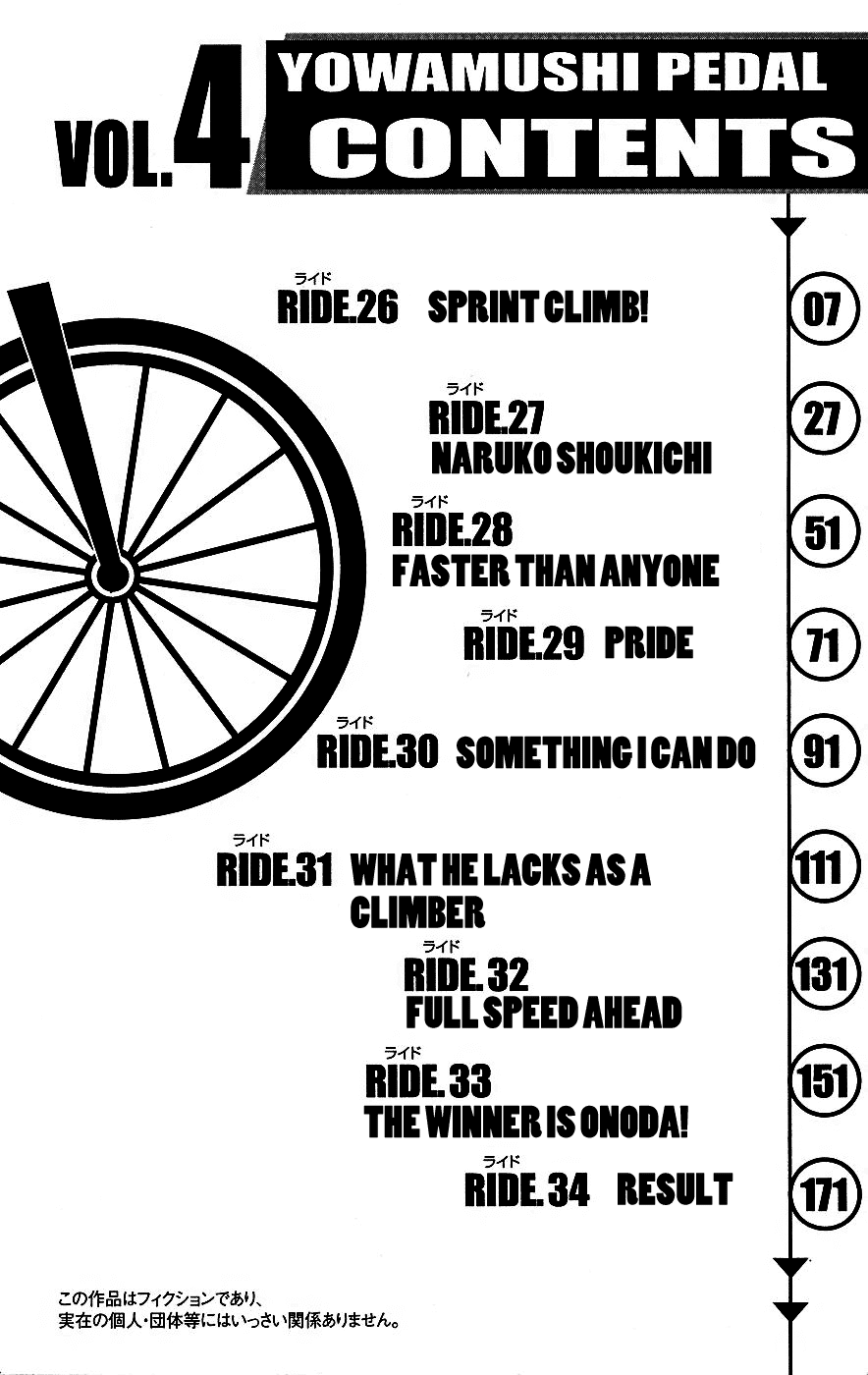 Yowamushi Pedal Chapter 26 page 6 - Chapter 26: Sprint Climb!