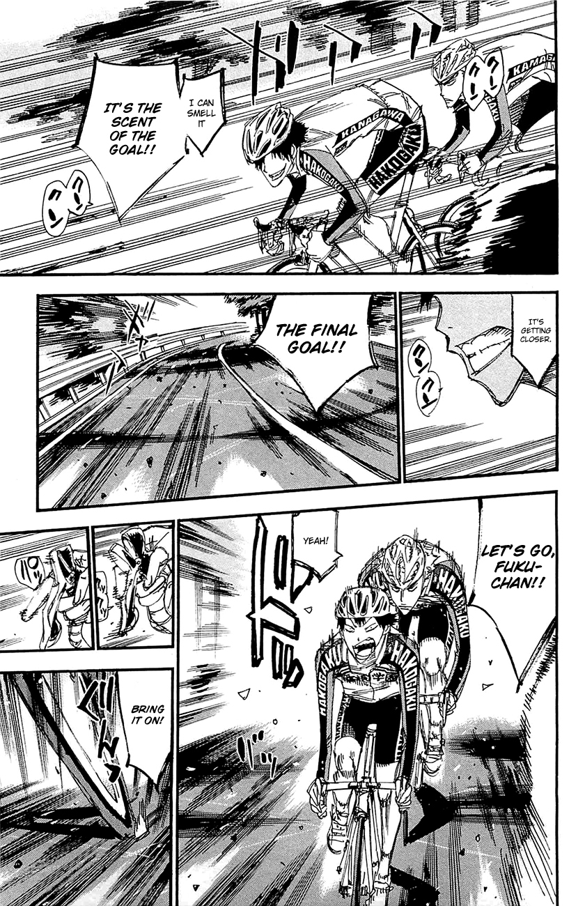 Yowamushi Pedal Chapter 260 page 16 - Chapter 260: Kuroda, Defiant