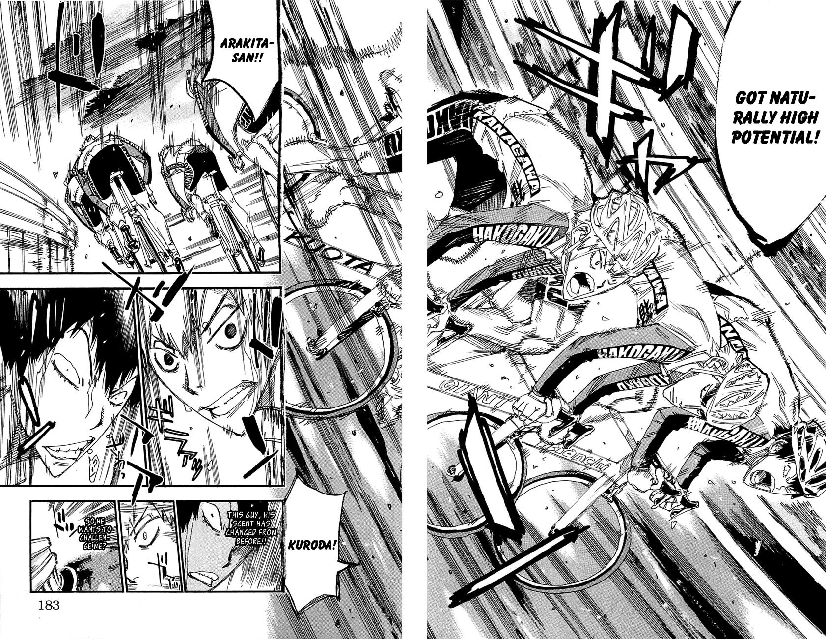 Yowamushi Pedal Chapter 260 page 22 - Chapter 260: Kuroda, Defiant