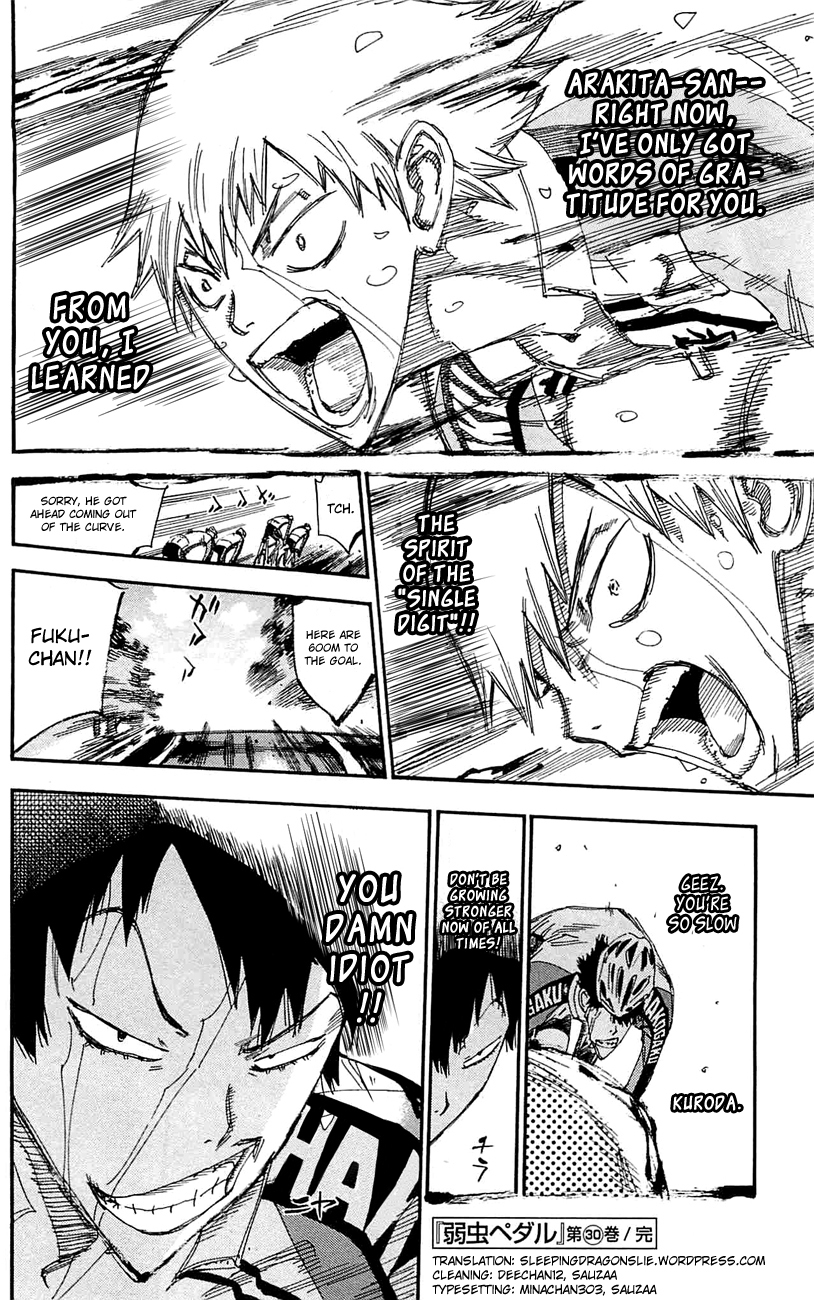 Yowamushi Pedal Chapter 260 page 28 - Chapter 260: Kuroda, Defiant