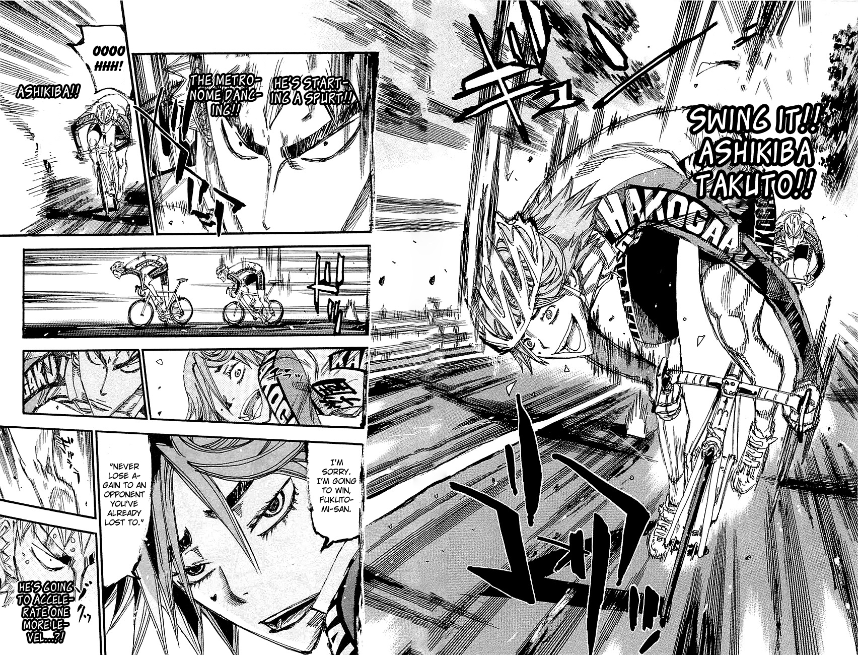 Yowamushi Pedal Chapter 261 page 12 - Chapter 261: Hakogaku's Goal Line