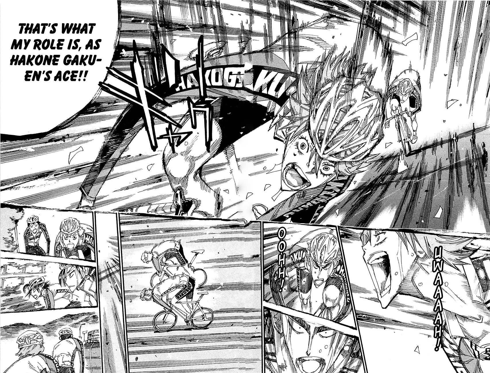 Yowamushi Pedal Chapter 261 page 13 - Chapter 261: Hakogaku's Goal Line