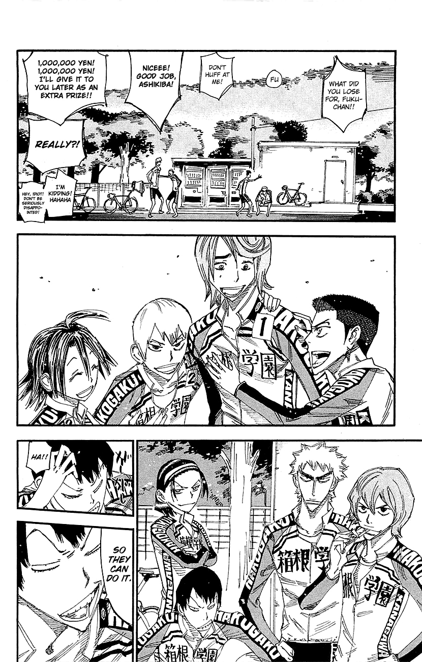 Yowamushi Pedal Chapter 261 page 15 - Chapter 261: Hakogaku's Goal Line