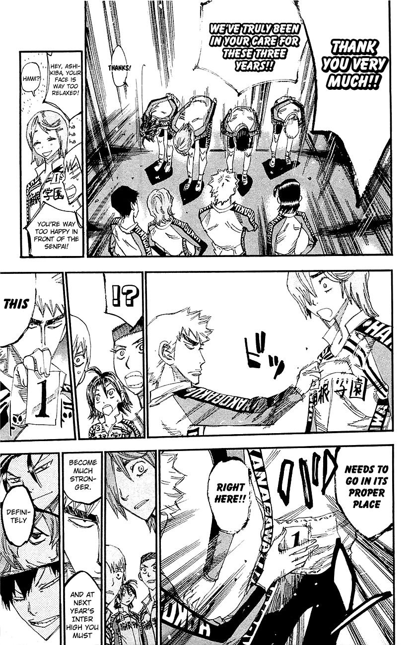 Yowamushi Pedal Chapter 261 page 16 - Chapter 261: Hakogaku's Goal Line