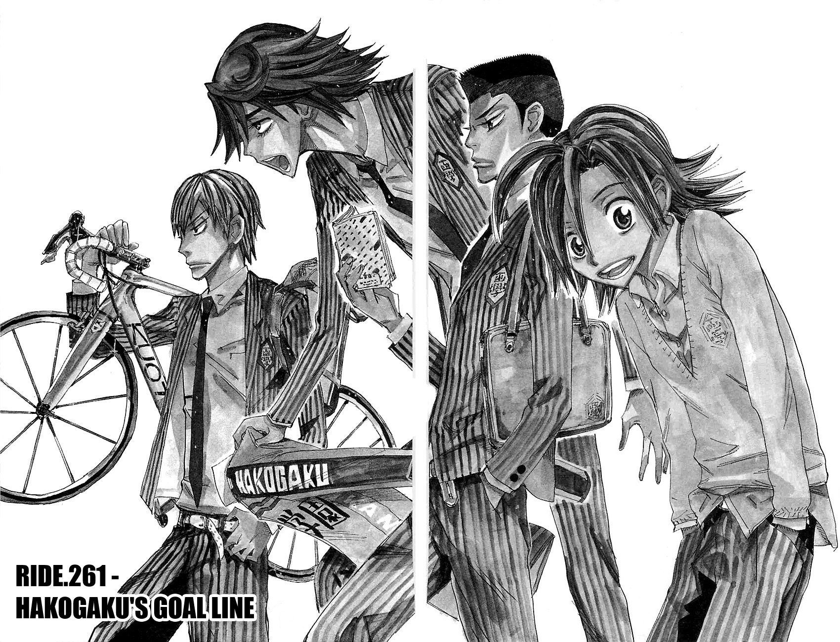 Yowamushi Pedal Chapter 261 page 4 - Chapter 261: Hakogaku's Goal Line