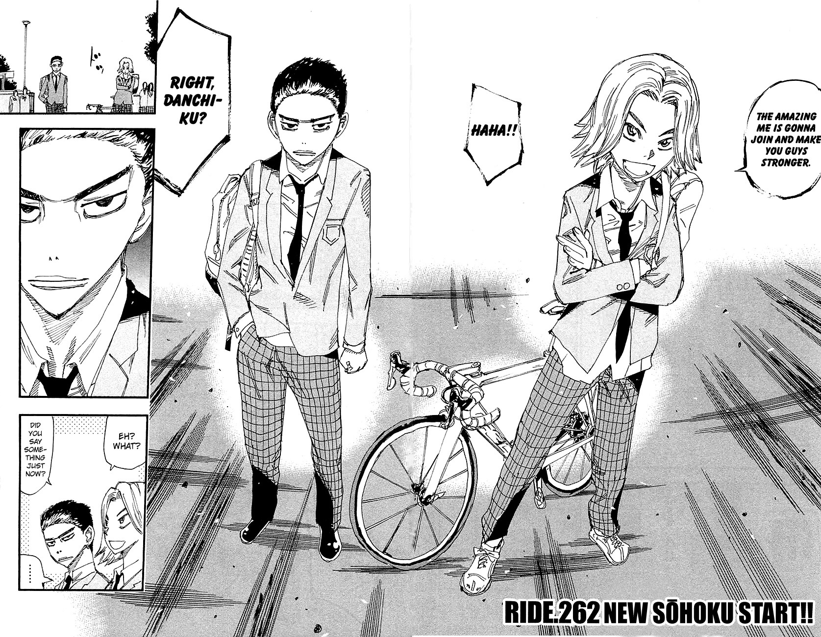 Yowamushi Pedal Chapter 262 page 2 - Chapter 262: New Souhoku Start!!
