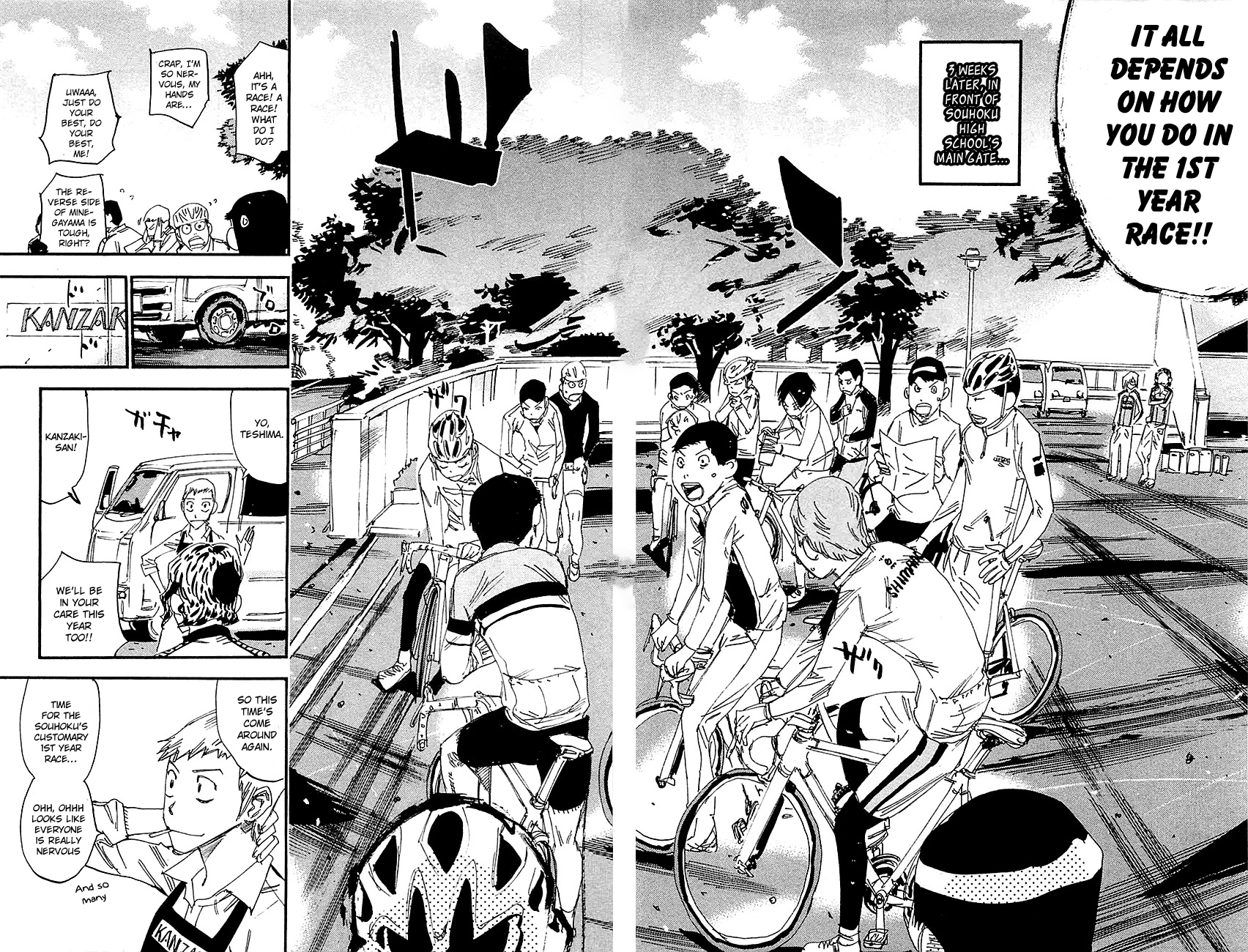 Yowamushi Pedal Chapter 263 page 17 - Chapter 263: Sugimoto's Determination