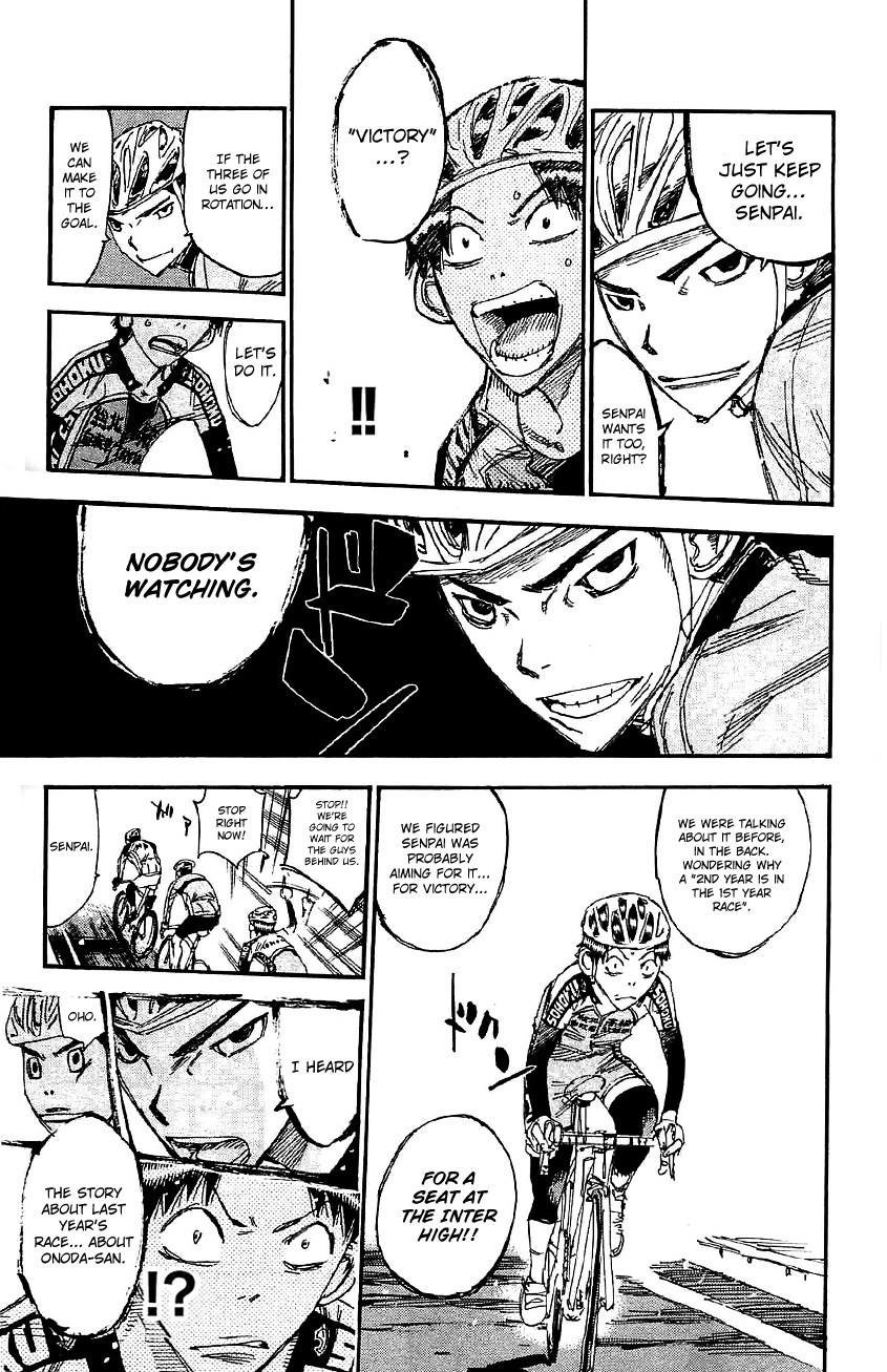Yowamushi Pedal Chapter 265 page 14 - Chapter 265: The First Opponent
