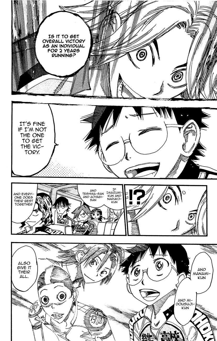 Yowamushi Pedal Chapter 269 page 13 - Chapter 269: Kaburagi's Declaration