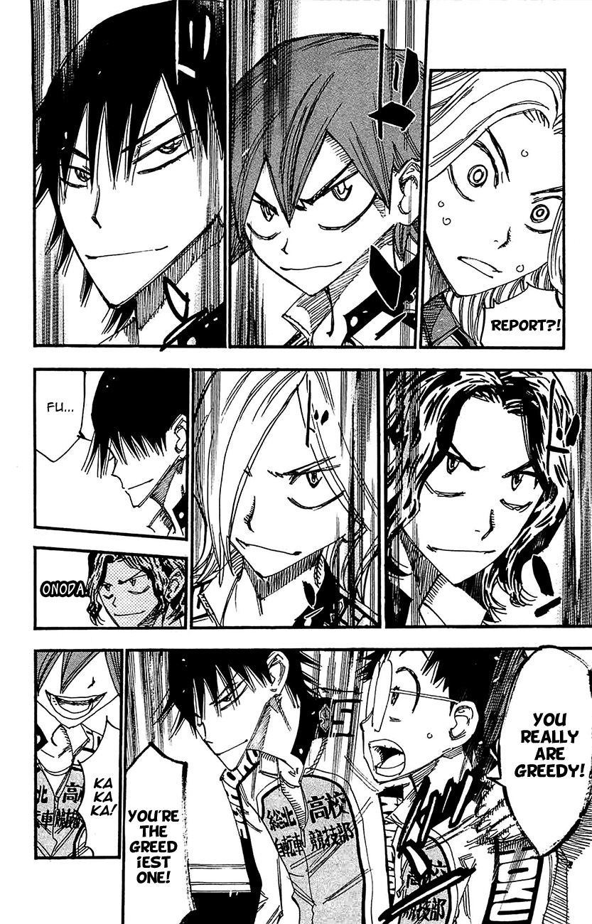 Yowamushi Pedal Chapter 269 page 15 - Chapter 269: Kaburagi's Declaration