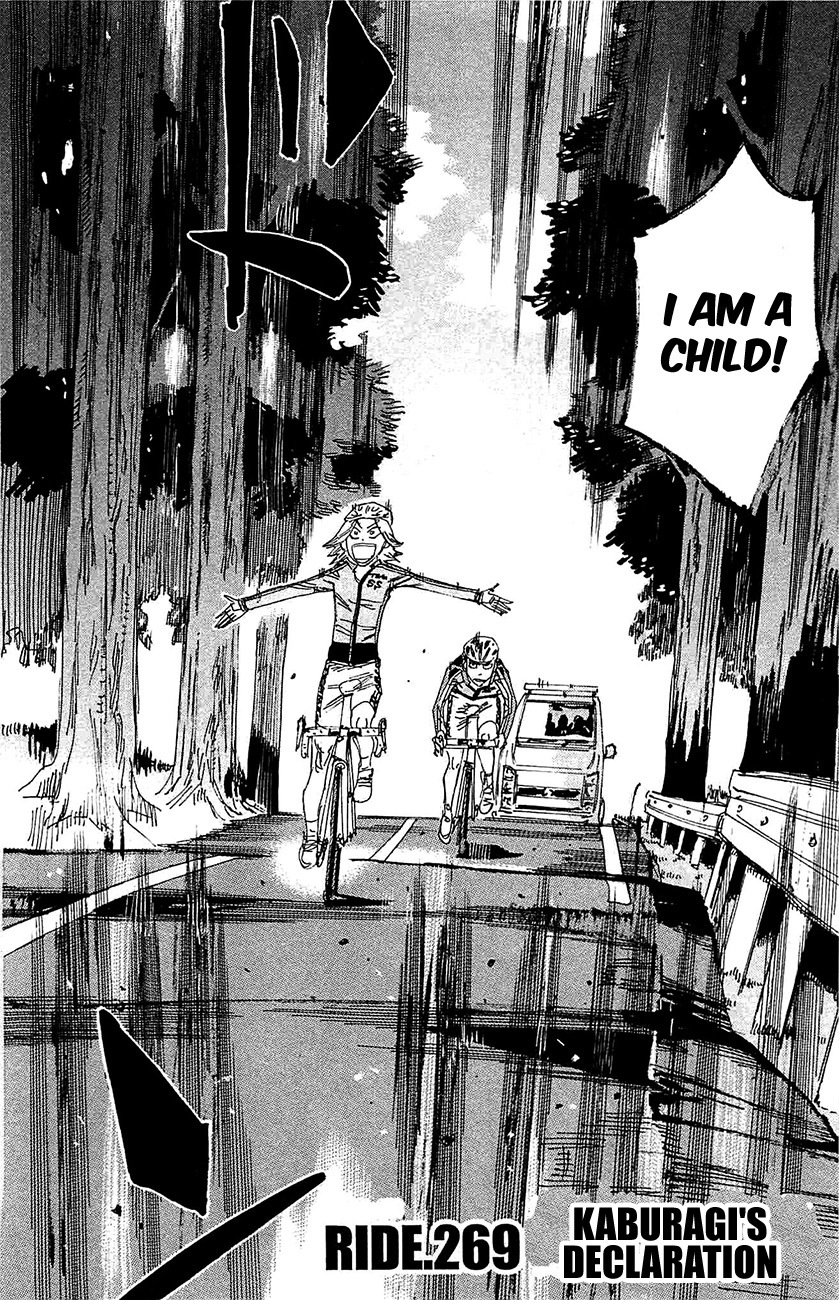 Yowamushi Pedal Chapter 269 page 4 - Chapter 269: Kaburagi's Declaration