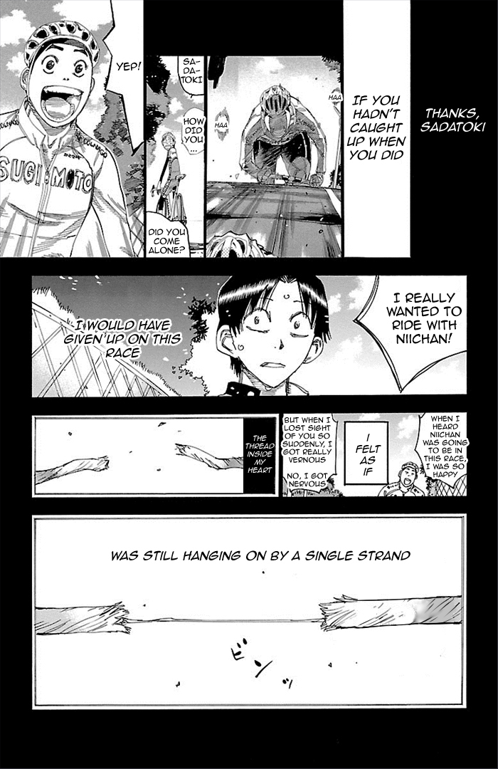 Yowamushi Pedal Chapter 270 page 11 - Chapter 270: The bond between the sugimoto brothers