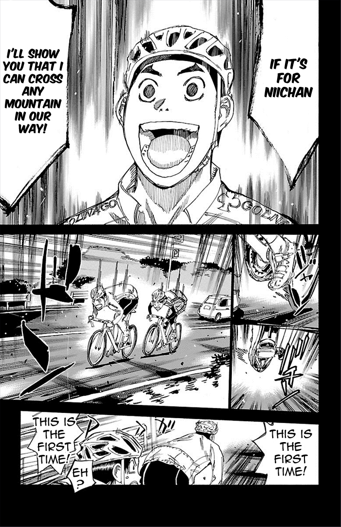 Yowamushi Pedal Chapter 270 page 13 - Chapter 270: The bond between the sugimoto brothers