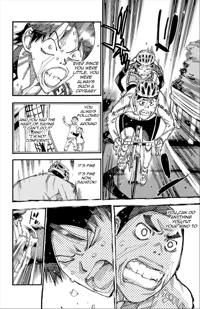 Yowamushi Pedal Chapter 270 page 16 - Chapter 270: The bond between the sugimoto brothers
