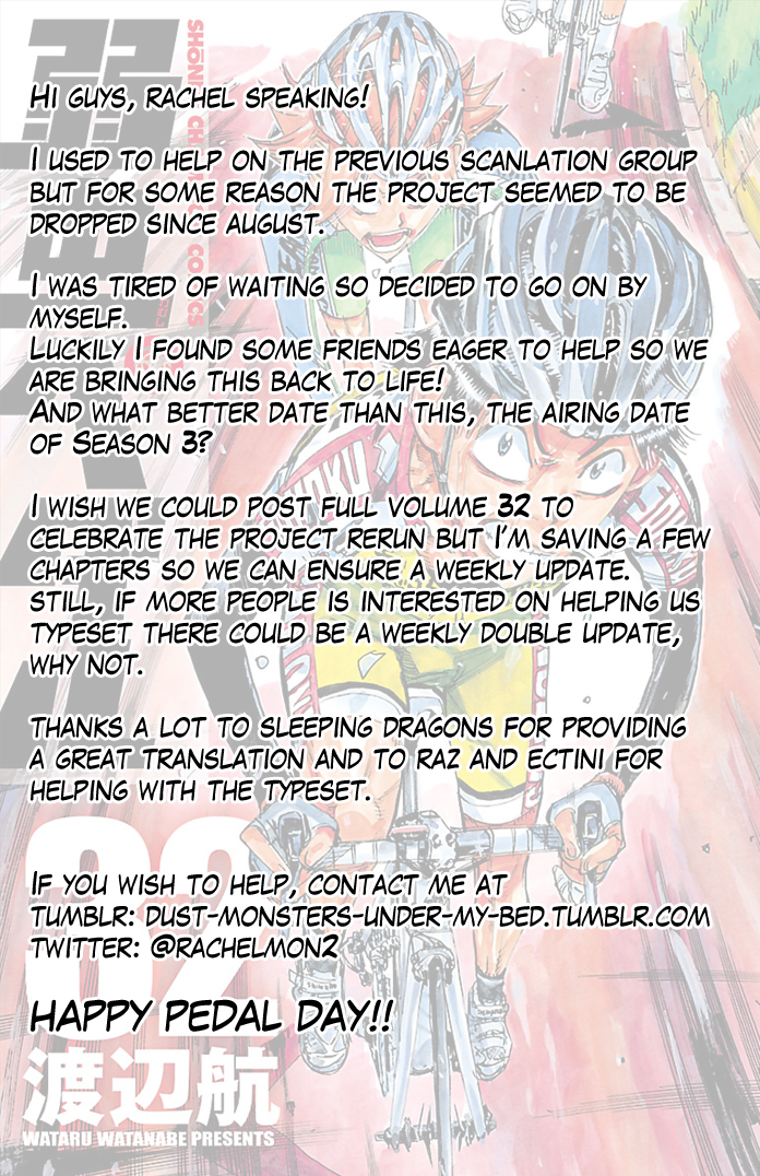 Yowamushi Pedal Chapter 270 page 21 - Chapter 270: The bond between the sugimoto brothers