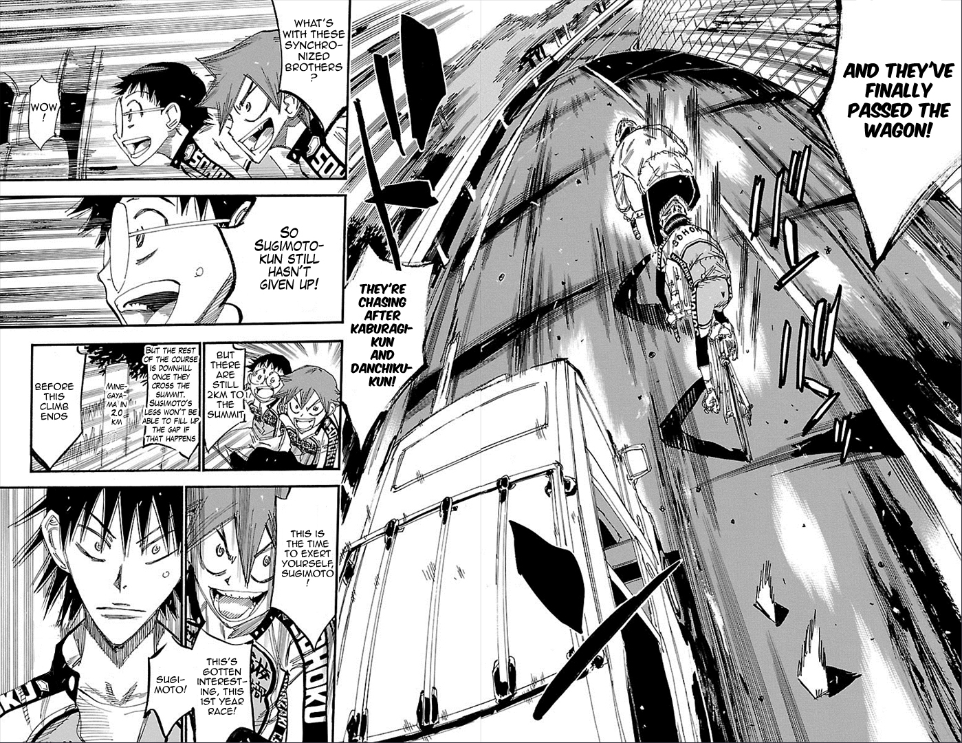 Yowamushi Pedal Chapter 270 page 7 - Chapter 270: The bond between the sugimoto brothers