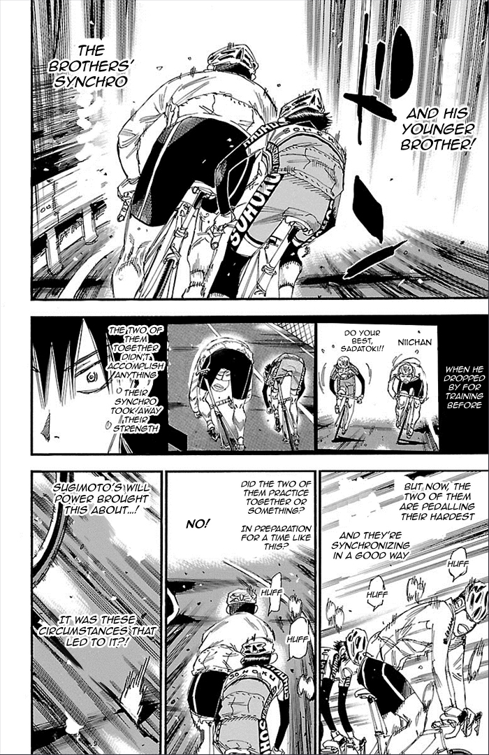 Yowamushi Pedal Chapter 270 page 8 - Chapter 270: The bond between the sugimoto brothers