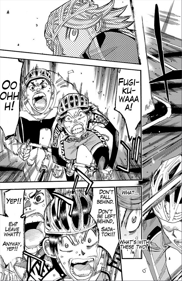 Yowamushi Pedal Chapter 271 page 11 - Chapter 271: 4 people downhill