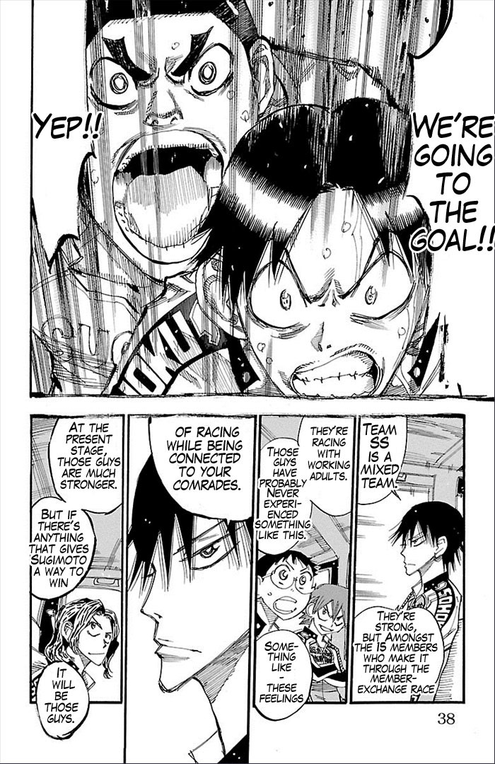 Yowamushi Pedal Chapter 271 page 12 - Chapter 271: 4 people downhill