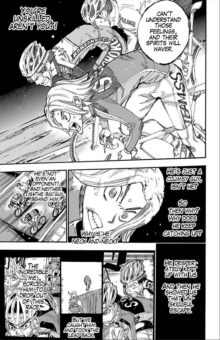 Yowamushi Pedal Chapter 271 page 13 - Chapter 271: 4 people downhill