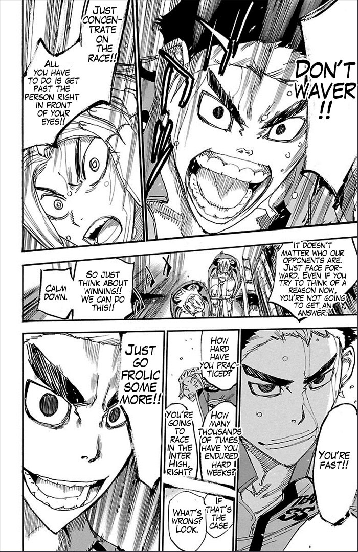 Yowamushi Pedal Chapter 271 page 16 - Chapter 271: 4 people downhill