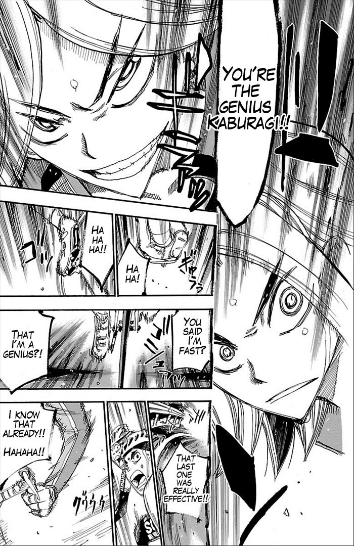 Yowamushi Pedal Chapter 271 page 17 - Chapter 271: 4 people downhill