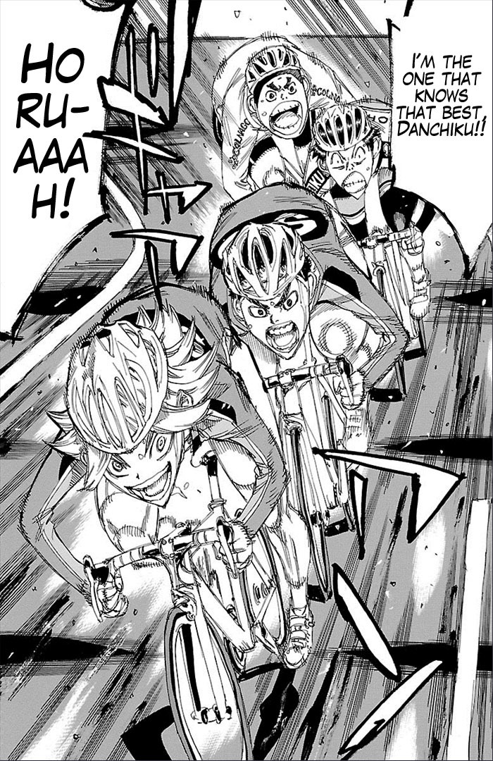 Yowamushi Pedal Chapter 271 page 18 - Chapter 271: 4 people downhill