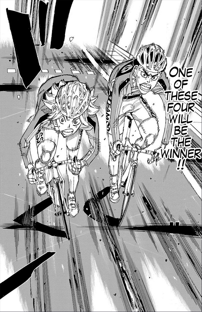 Yowamushi Pedal Chapter 271 page 2 - Chapter 271: 4 people downhill