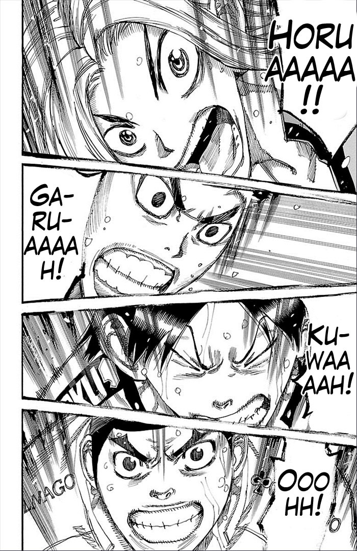 Yowamushi Pedal Chapter 271 page 4 - Chapter 271: 4 people downhill
