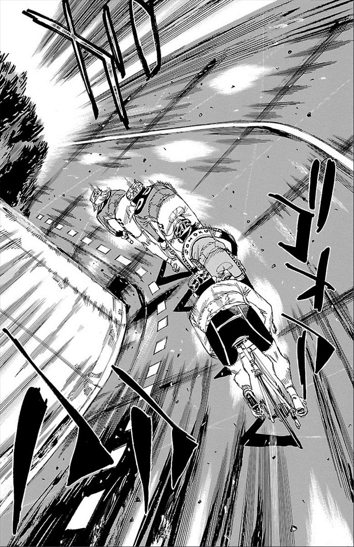 Yowamushi Pedal Chapter 271 page 7 - Chapter 271: 4 people downhill