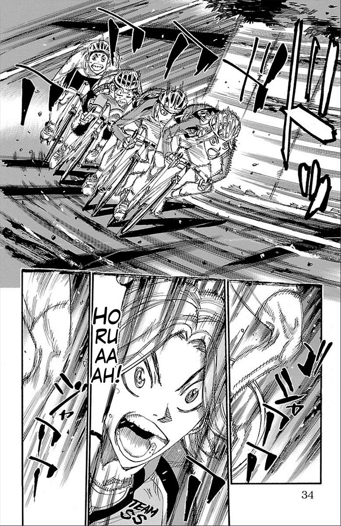Yowamushi Pedal Chapter 271 page 8 - Chapter 271: 4 people downhill