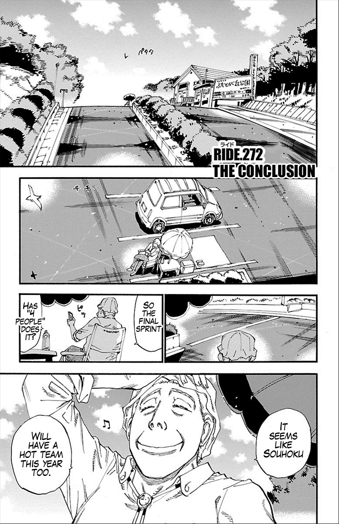 Yowamushi Pedal Chapter 272 page 1 - Chapter 272: The conclusion