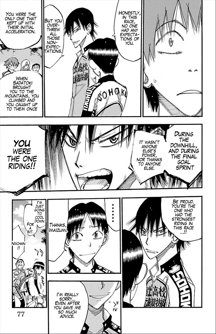 Yowamushi Pedal Chapter 273 page 10 - Chapter 273: The final preparation