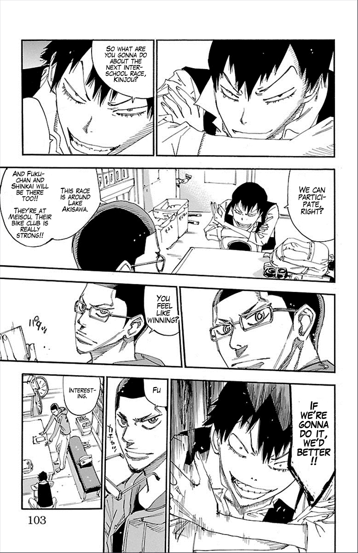 Yowamushi Pedal Chapter 274 page 16 - Chapter 274: The new souhouku 6 members