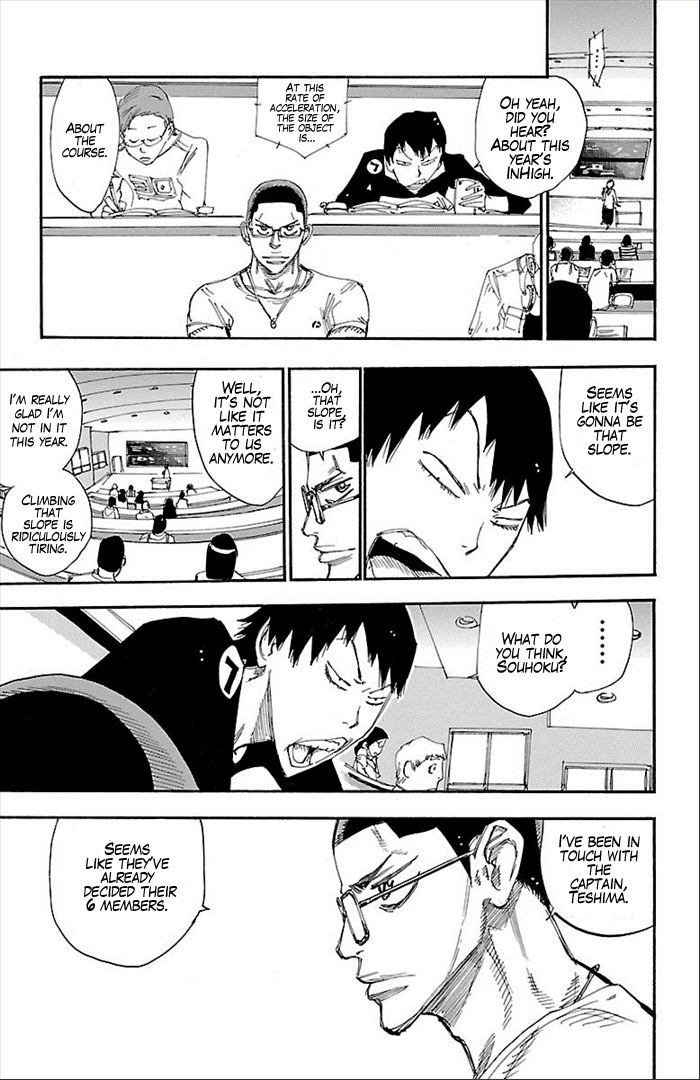 Yowamushi Pedal Chapter 274 page 18 - Chapter 274: The new souhouku 6 members