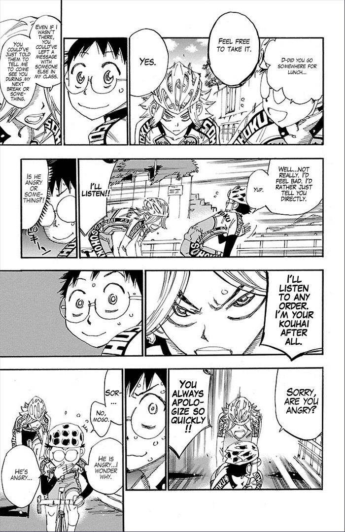 Yowamushi Pedal Chapter 274 page 22 - Chapter 274: The new souhouku 6 members