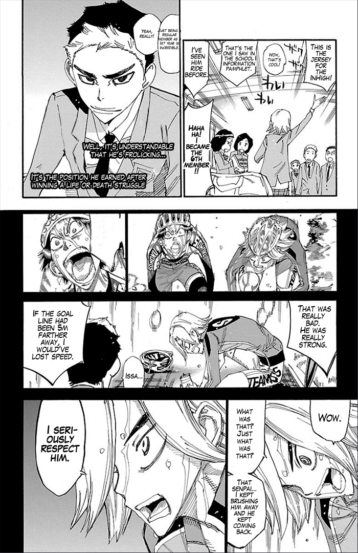 Yowamushi Pedal Chapter 274 page 5 - Chapter 274: The new souhouku 6 members