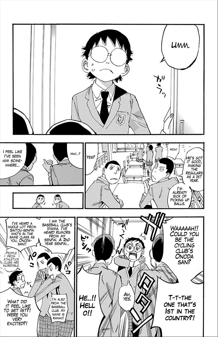 Yowamushi Pedal Chapter 274 page 8 - Chapter 274: The new souhouku 6 members