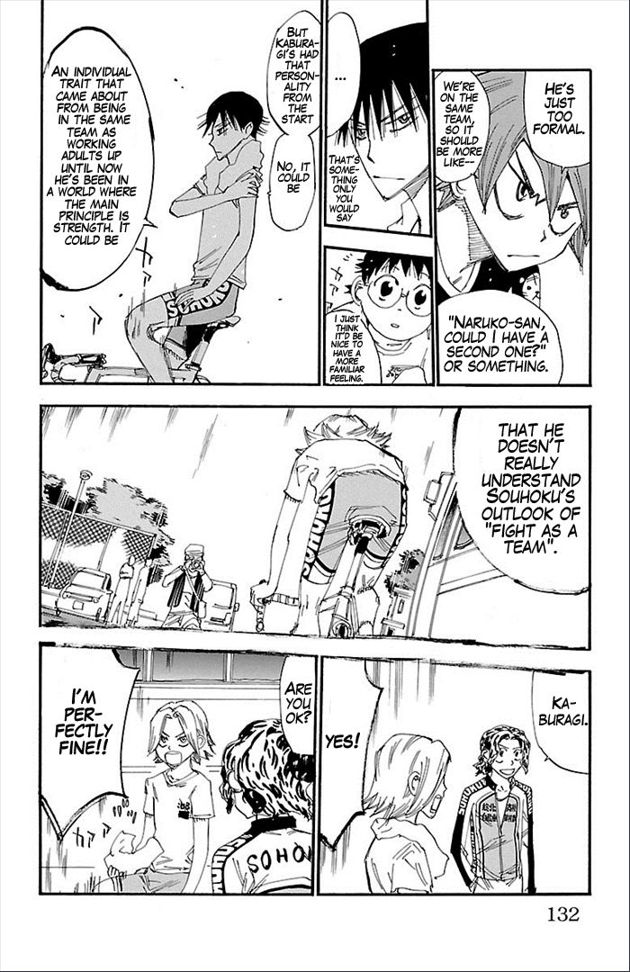 Yowamushi Pedal Chapter 275 page 11 - Chapter 275: Kaburagi Issa's debut match!