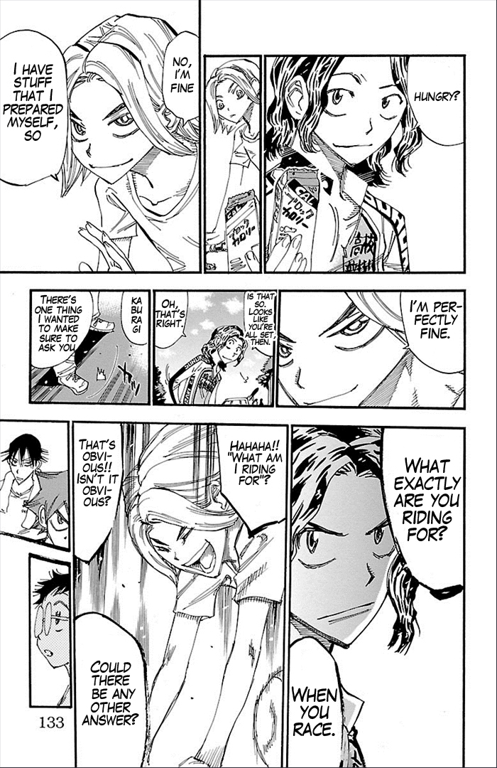 Yowamushi Pedal Chapter 275 page 12 - Chapter 275: Kaburagi Issa's debut match!