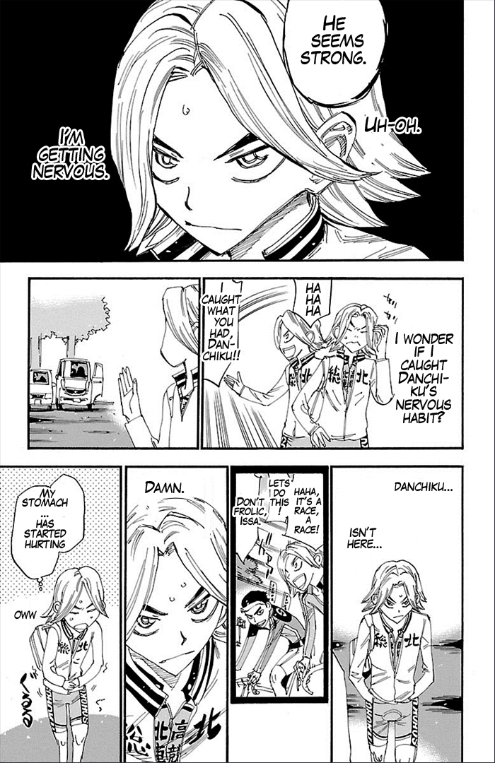 Yowamushi Pedal Chapter 275 page 6 - Chapter 275: Kaburagi Issa's debut match!